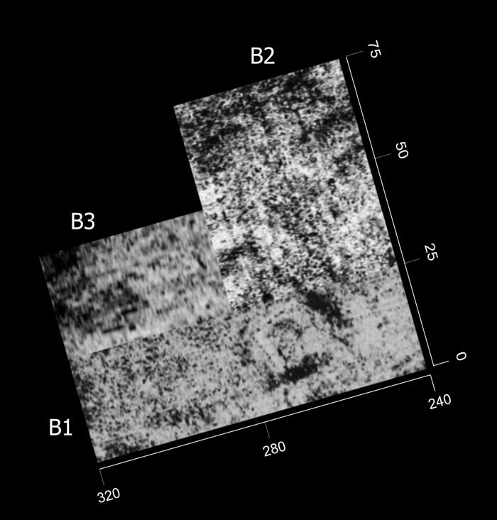 Pachacamac - Ground penetrating radar survey - Area B